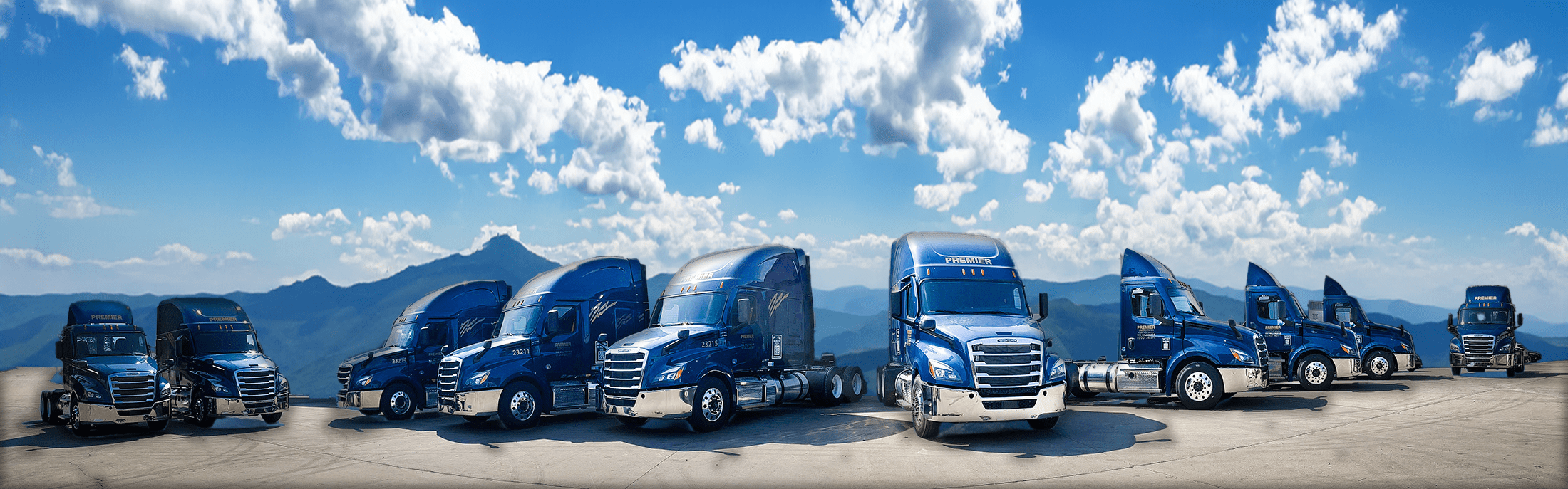 Premier Transportation trucks