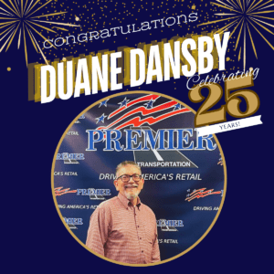 Duane Dansby Celebrates 25 Years at Premier Transportation