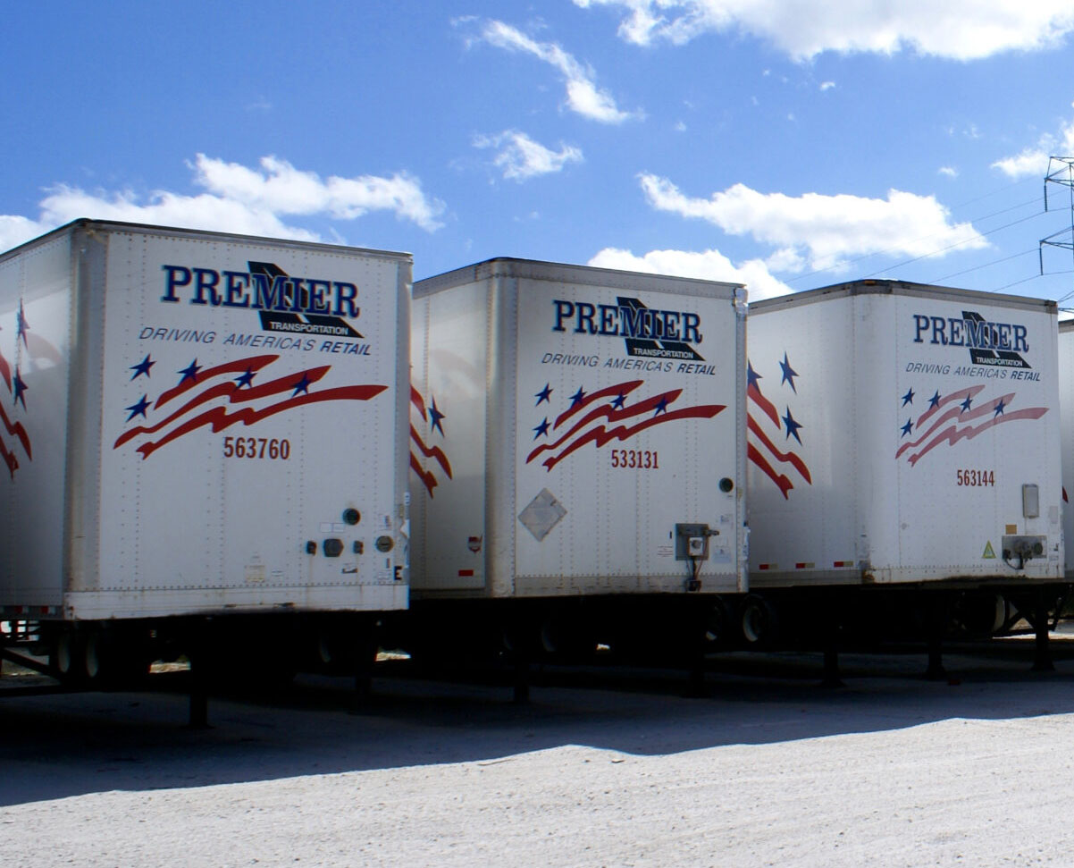 Premier drop trailer at a loading dock